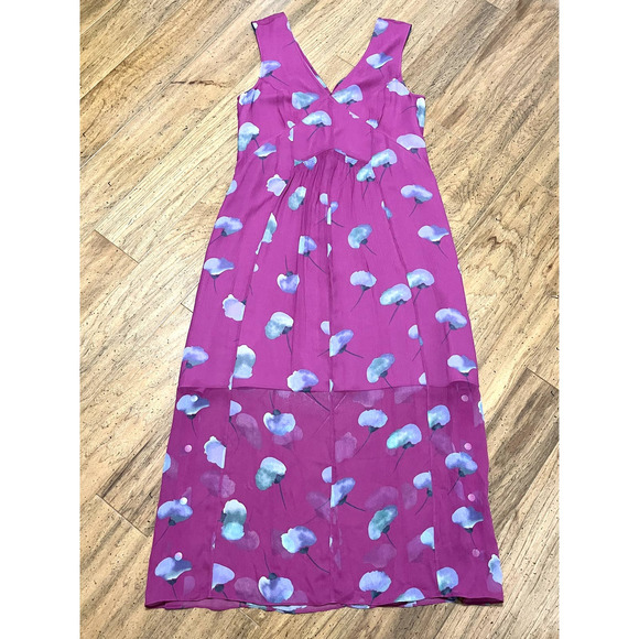 Coach Dresses Nwt Coach Floral Sleeveless Silk Dress Poshmark